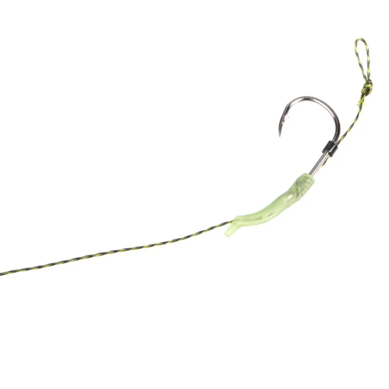 

5pc Curved Tube Strong Horse Barbed Hook Long High Carbon Steel For Covenient Fishing Portable Effective