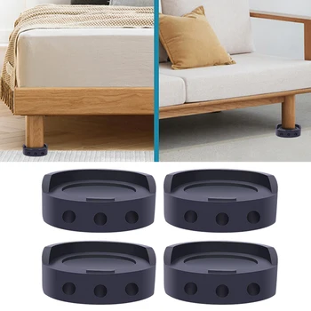 

4pcs Moisture Proof Noise Reduce Universal Non Slip Washing Machine Feet Shock Absorber Solid Anti Vibration Durable