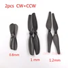 2pcs CW CCW Drone UAV Propeller Fit 0.8mm/ 1mm/ 1.2mm Shaft for 612 615 716 720 816 8520 1020 Coreless DC Motor Aicraft Drone ► Photo 2/2