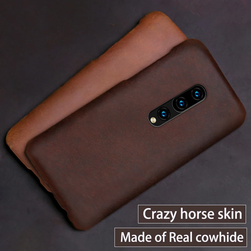 Чехол из натуральной кожи для телефона Oneplus 8 Pro 7 7T 6 6T 5 5T 3 3T чехол s воловьей Crazy