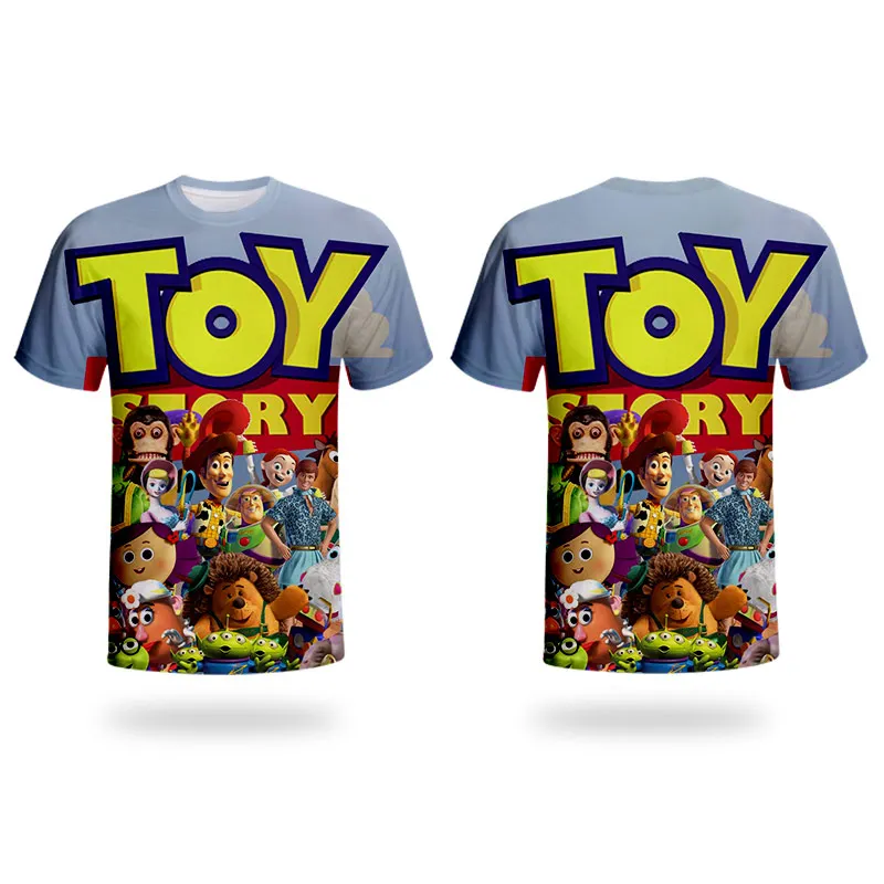 WHOSONG 3D Tshirt popular movie TOY STORY 4 funny cartoon children's clothing