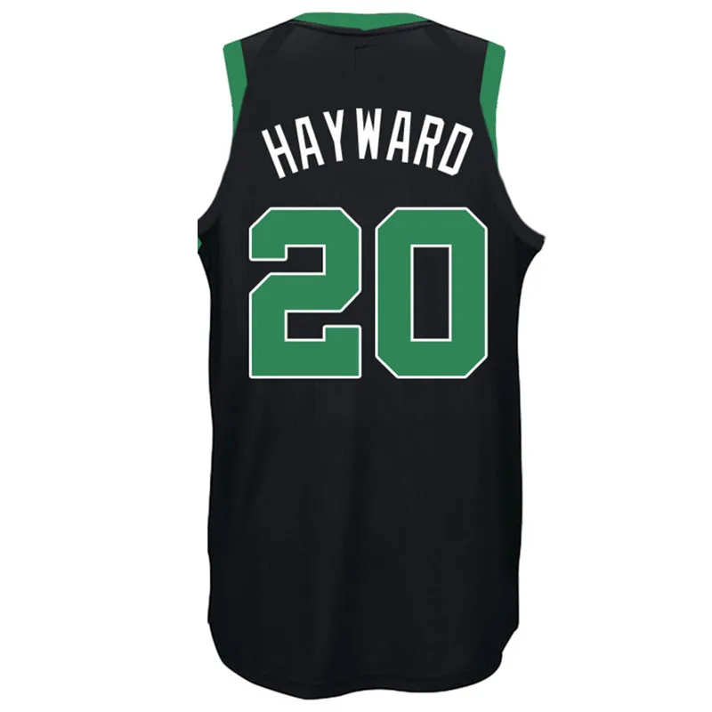 11 Kyrie Irvingly 0 Jayson Tatum JERSEY 20 Gordon hayard 7 Jaylen коричневые баскетбольные майки города - Цвет: 2018 NEW
