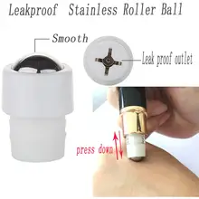 MUB-6 мл мини портативный многоразовый Герметичный Стальной шар бутылка Путешествия Алюминиевая пустая бутылка для эфирного масла