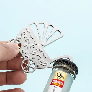 

Bottle Opener Silver Baby Carriage And Gold BABY Letter Bottle Beer Openers For Baby Shower Return Gifts For Guest Souvenirs