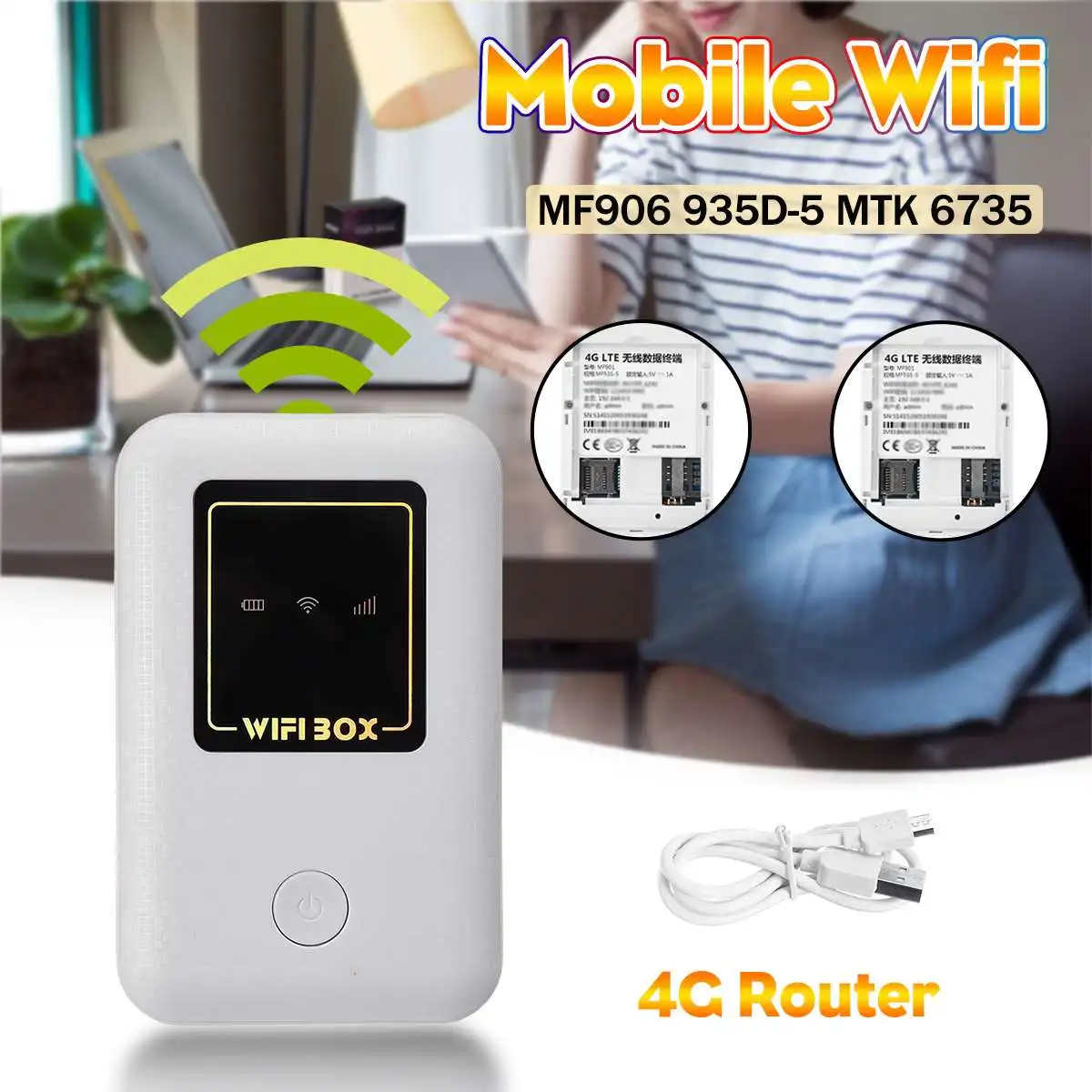

2100mAh 4G Wifi Wireless Router LCD Display LCDmini router 3G 4G Lte Wireless Portable wifi-Mobile Hotspot Car Wi-fi Router