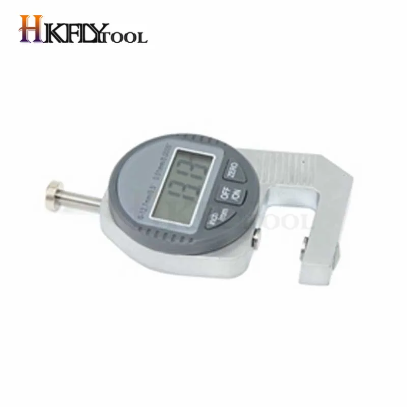 0-20mm Dial Thickness Gauge Curved Tip 0-10mm For Hollow Pipe Or Circular Tube Caliper Gauge flat head thickness digital tester for Thickness Gauge