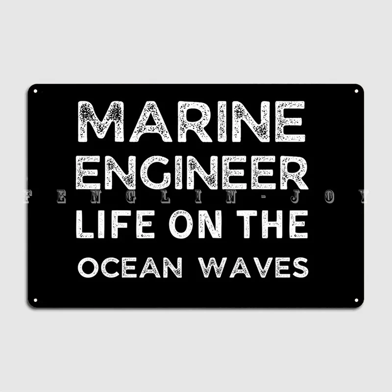 

Плакаты с изображением инженерного морского инженерного постера, металлическая табличка, клубный кухонный декор, оловянные плакаты с вывесками