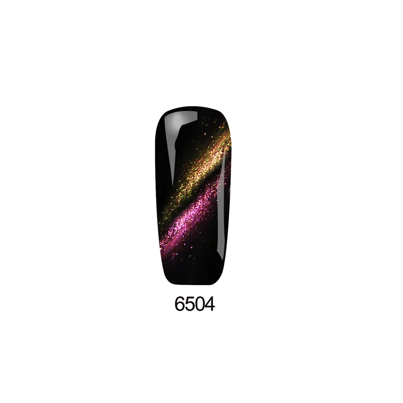 Docaty Uv and Led Permanent Enamels Hybrid Lacquer Cat's Eye Gel Varnish Primer for Nails for A Manicure Soak Off Gel Polish - Цвет: 6504
