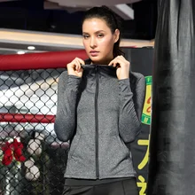 Осенняя и зимняя куртка для фитнеса, женская одежда для йоги, одежда для тренировок, бега, спортивные и свободные толстовки, быстросохнущее пальто для женщин