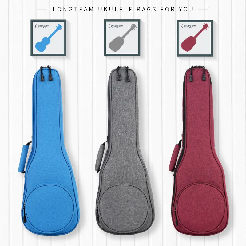 Ukulele Bag Soft Case Gig Waterproof Oxford Cloth Ukelele Hawaii Four String Guitar Backpack For 21/23/26 inch Ukulele