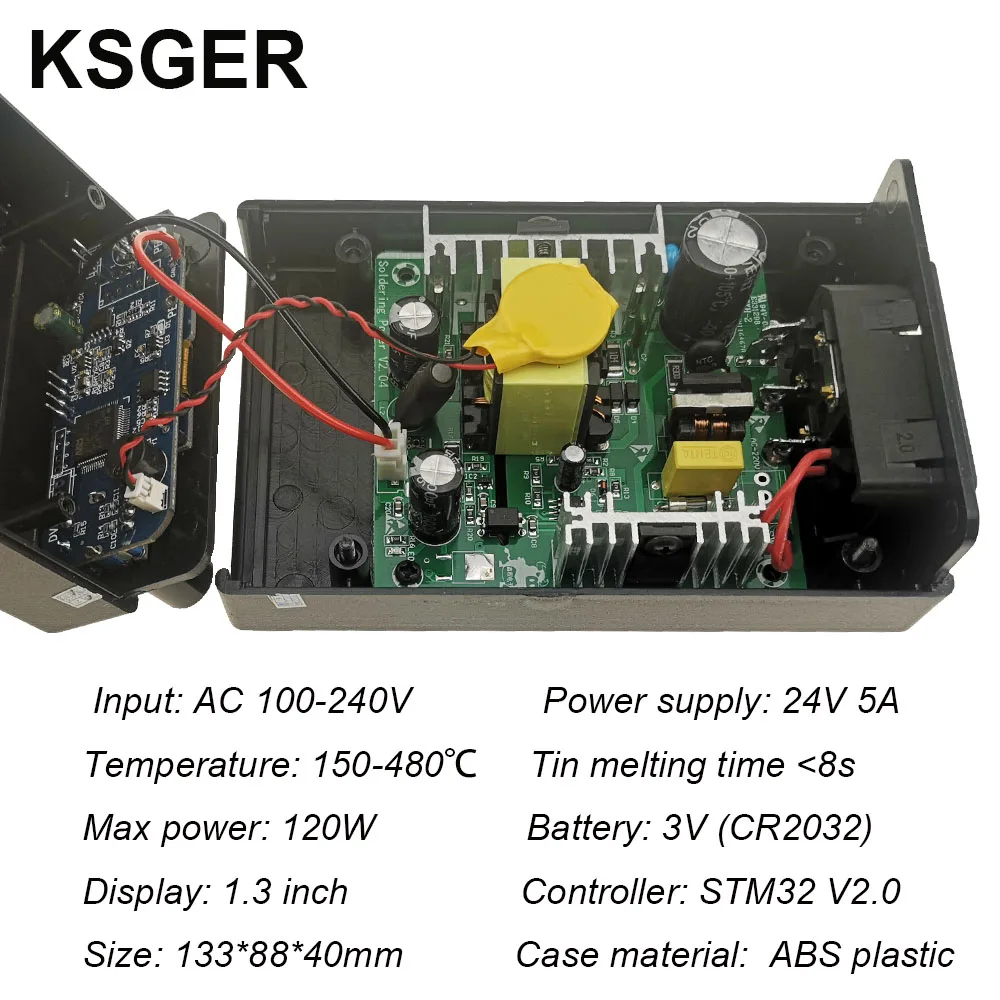 Ksger T12 паяльник станция STM32 OLED DIY Наборы припоя Электрический Инструменты Сварка