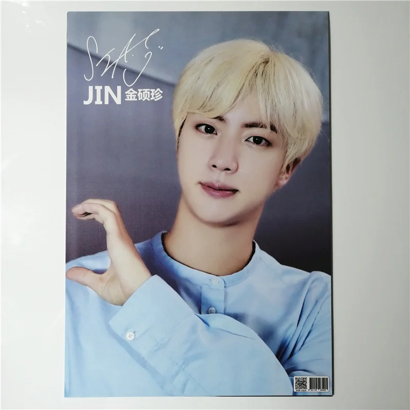 8*(42x29cm)NEW Bangtan Boys Kim Seok Jin Posters Wall Stickers Gift KPOP around posters Bangtan Boys Eat Jin posters