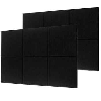 

12 Pcs Acoustic Panels,Sound Proof Padding,Soundproofing Foam,Acoustic Treatment for Homes&Offices,30X30X0.9CM