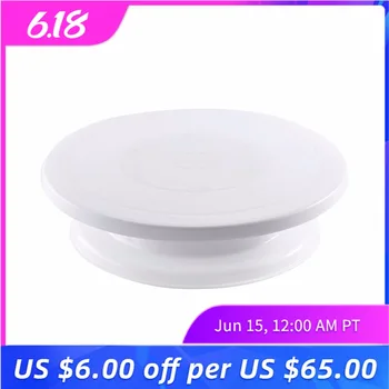 

turntable 28*7 Plastic Decorating Cake piping turntable Baking tools