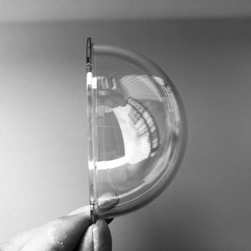 Security Camera Cover 3.35 Inch Transparent Acrylic Dome Hikvision Samsung Surveillance CCTV Camera Housing Cover Antidust Lens Protect Case 85x45mm