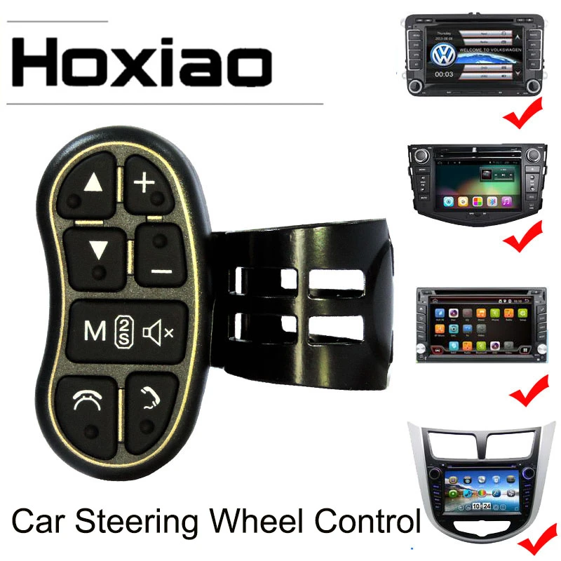 10 Keys Car Steering Wheel Control Key Wireless Remote Control