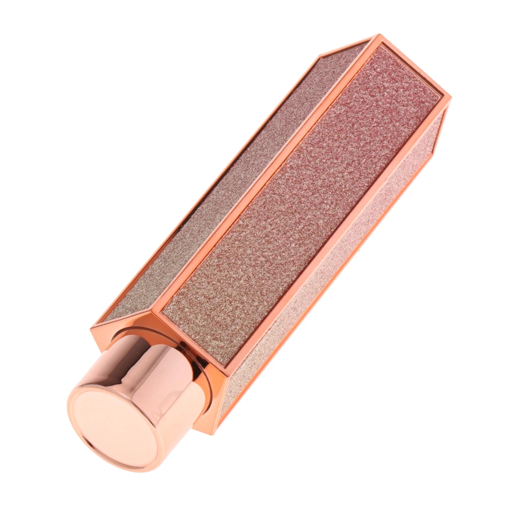 Empty DIY Press Lipstick Tube Lip Balm Gloss Storage Plastic Bottle Cosmetic Containers Refillable Lip Gloss Tube, 12.1mm