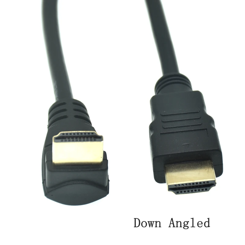 HD-A Male to Angled 90 Degree Male HD Extension Cable - 15cm to 1.5m, HDTV-compatible, 1.4v Description Image.This Product Can Be Found With The Tag Names Cheap Computer Cables Connectors, Computer Cables Connectors, Computer Office, High Quality Computer Office