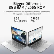 Jumper Ezbook X4 Pro ноутбук 14 дюймов Fhd Int-el Core I3-5005U 8 Гб Ram 256 ГБ Rom Ssd двухдиапазонный WIFI Windows 10 ноутбук