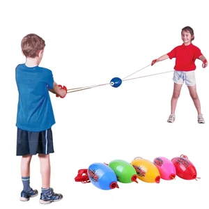 Bolas de velocidad elásticas de tracción interactivas para niños y adultos, juegos deportivos de entrenamiento sensorial, juguete para exteriores, regalo