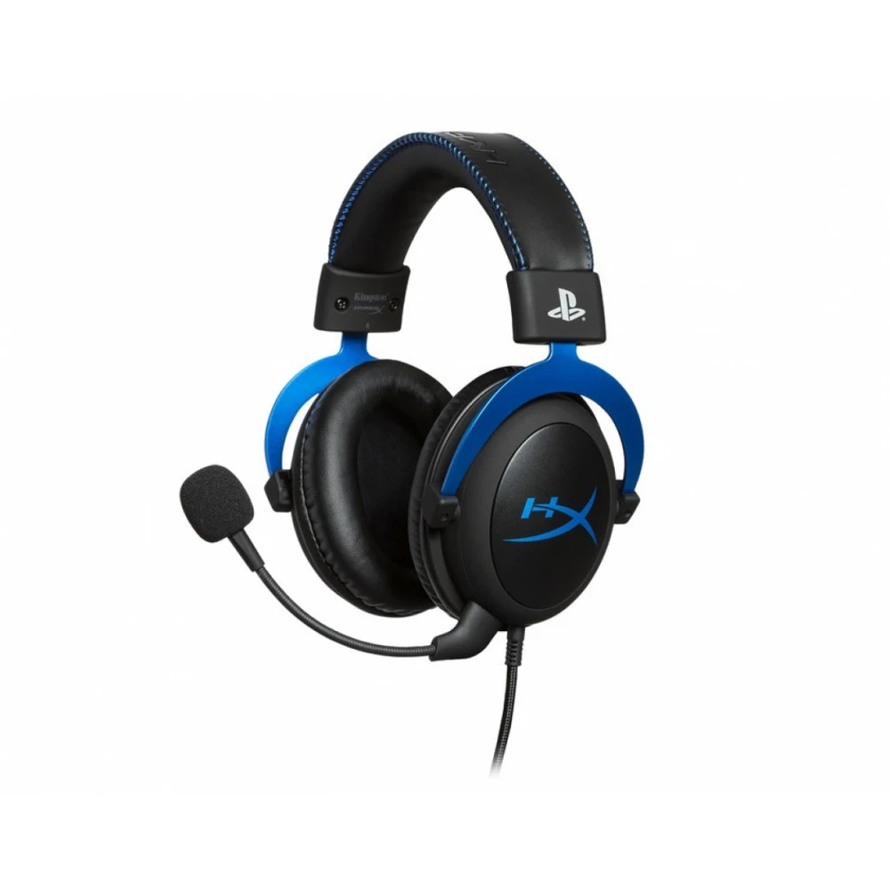 Гарнитура HyperX Cloud Blue проводная, 15–25000 Гц, 60 Ом, 98 дБ, цвет: черный/синий