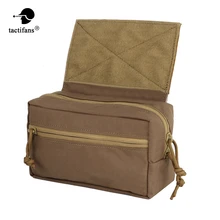 Tactical Drop Down AMMO Magazine Utility Belly Pouch MOLLE Waist Military Airsoft Paintball For TMC LBT JPC MK3 Vest Chest Rig