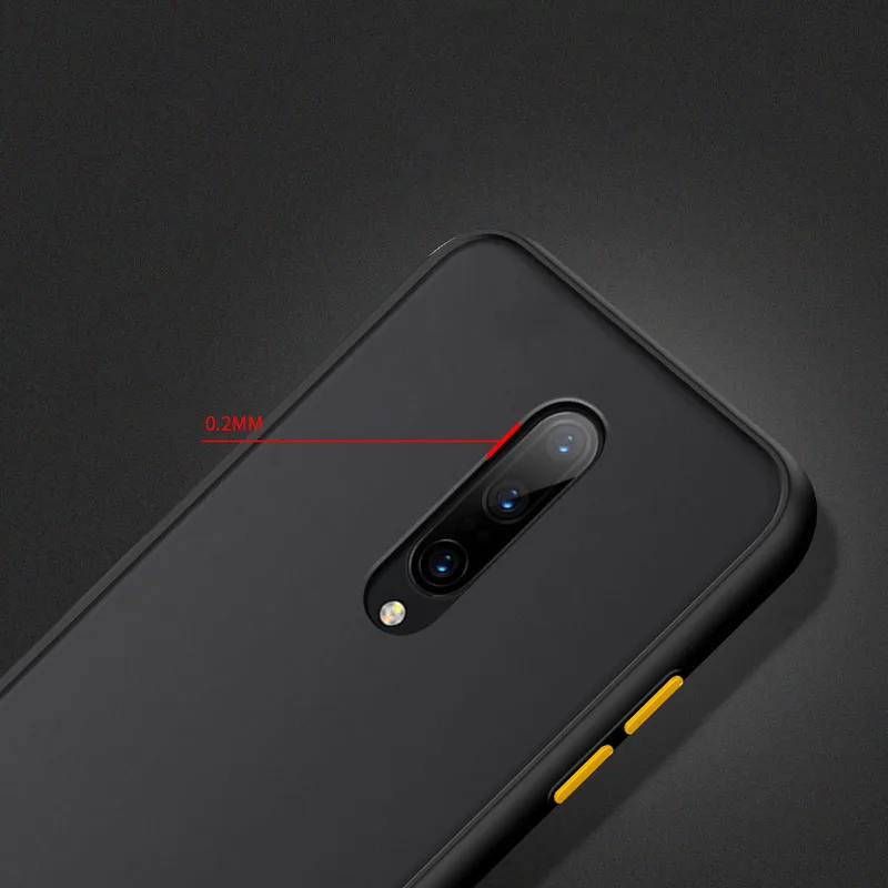 Цветной чехол для OnePlus 7T Pro 7 6T 6 из поликарбоната и мягкого силикона, защитный чехол с кнопками "сделай сам"