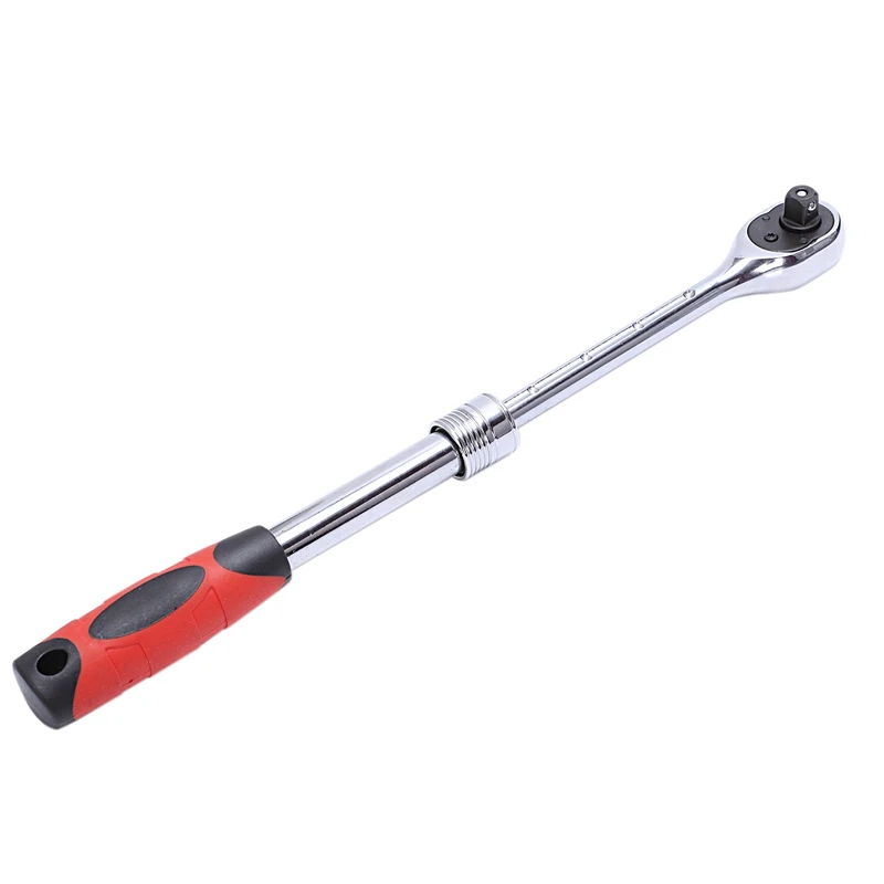 

3/8 Inch Two-Way Retractable Fast Ratchet Wrench Long Sleeve Large Flying Wrench 72 Tooth Telescopic Handle Afterburner Tool