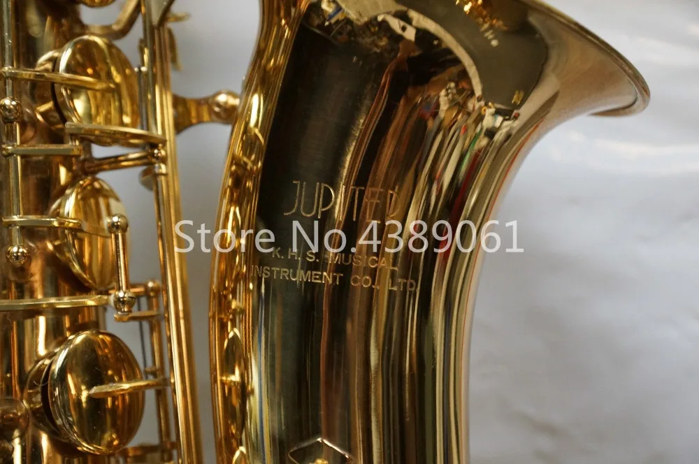 Jupiter STS 787 marca saxofone bb tenor bronze ouro laca instrumento