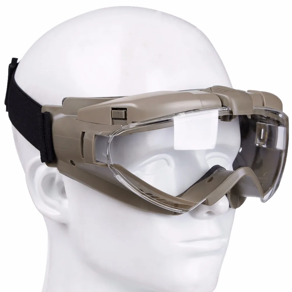Тактические очки ударопрочные веерные очки с вентилятором военные очки страйкбол Пейнтбол Очки для защиты глаз