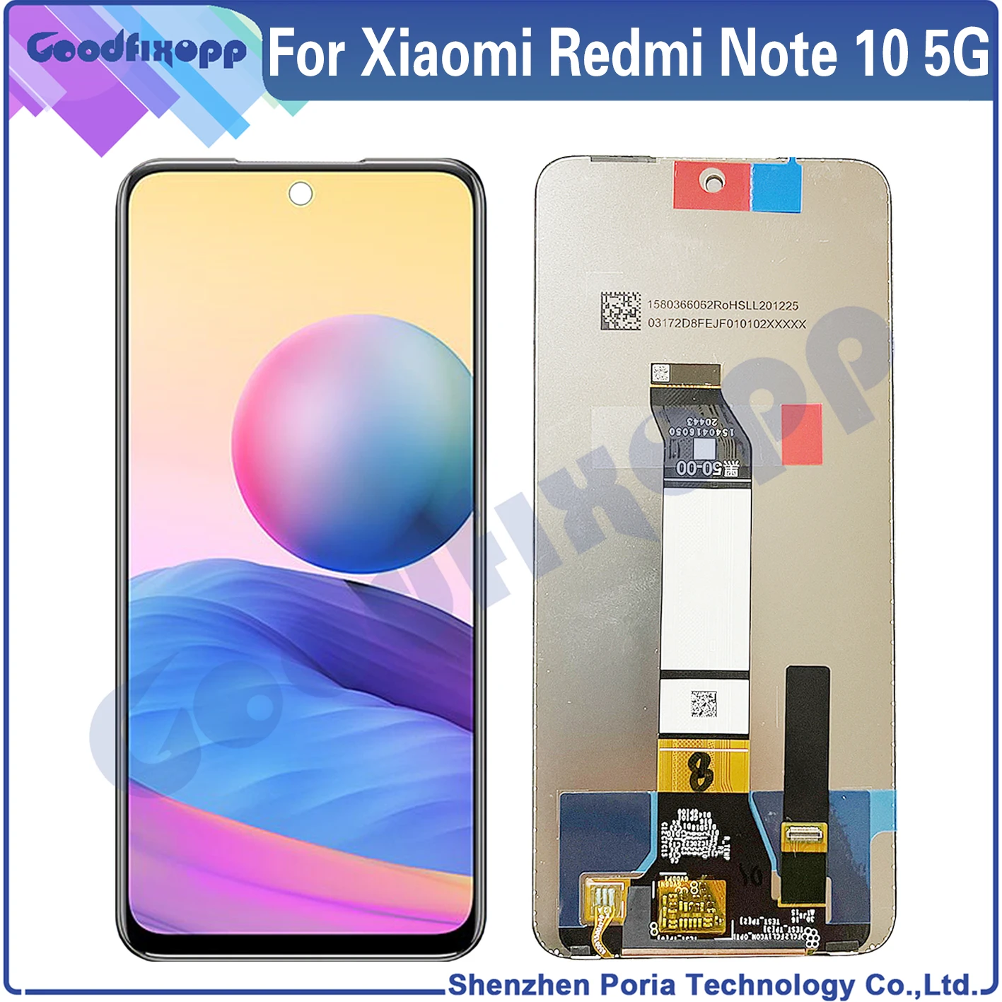 100% Test Aaa Per Xiaomi Redmi Note 10 5G Display Lcd Touch Screen Digitizer Assembly Per Redmi Note10 5G Replacement Sostituzione