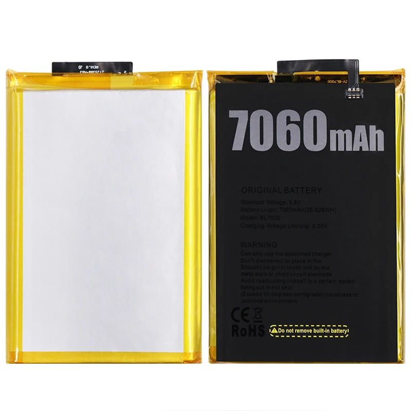 DyGod 7060 мАч для Doogee BL7000 батарея Замена батареи Bateria Для смартфон с