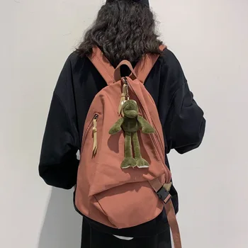 

2019 new women's backpack Korean version of high school students casual backpack women's