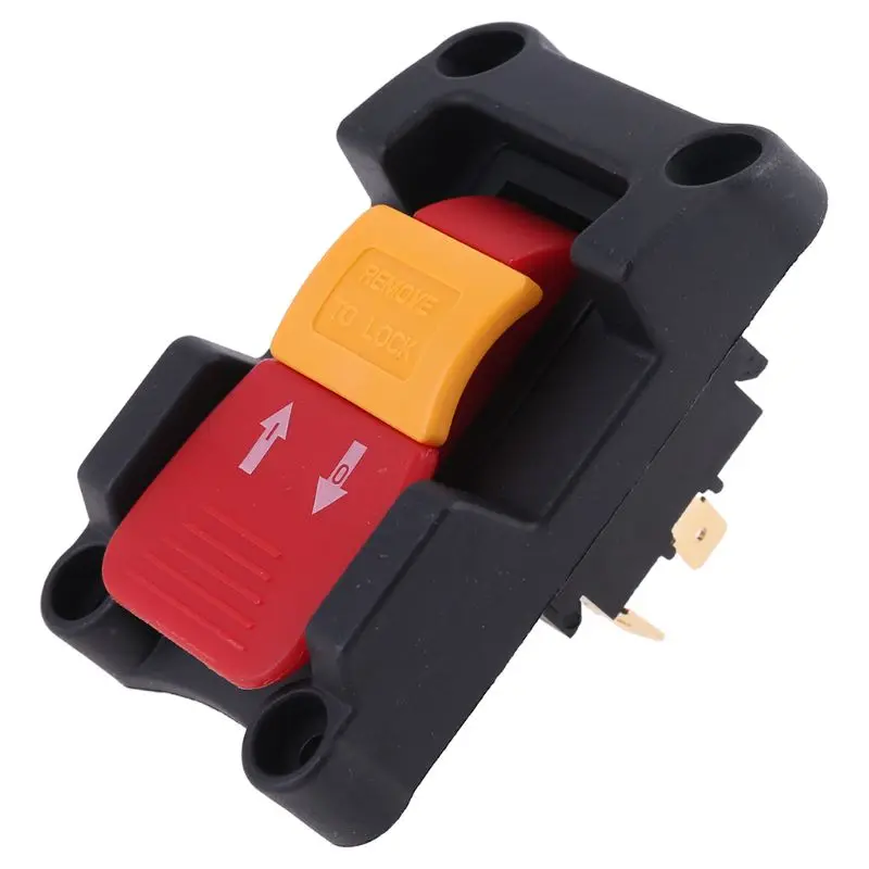 Переключатель блокировки безопасности двойной бросок функция 127V 18/15A для настольной пилы 18DEC31