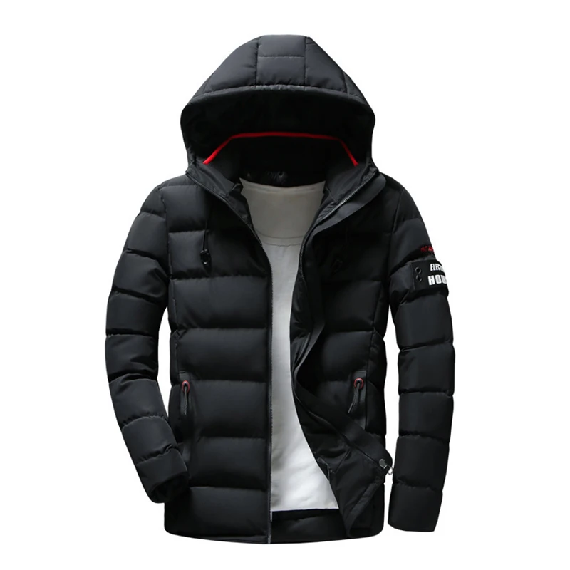 Мужская зимняя куртка высококачественное теплое плотное пальто Паркер теплая