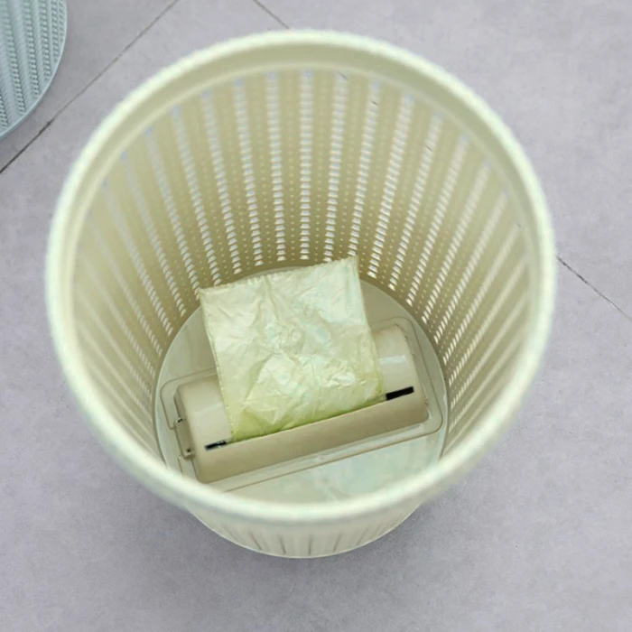 Полый мусорный бак корзина для хранения со встроенным мусорным мешком коробка безрукавка для дома MU8669