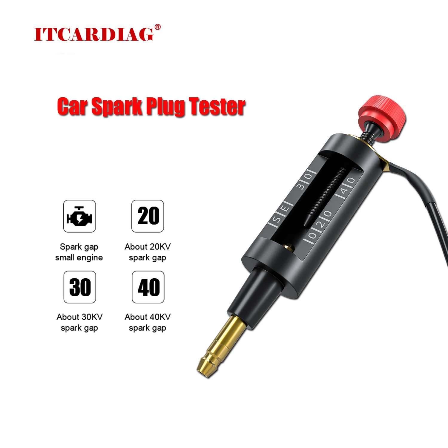 Tiny Spark Tester Ufficiale Per Candele Per Auto Sistema Di Accensione Coil Engine Autos Tester Per Bobine Di Accensione Regolabile