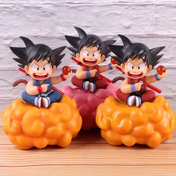 

Dragon Ball Z Kid Child Son Goku on Somersault Cloud Gokou Figures PVC Anime Action Figure Collectible Model Toy