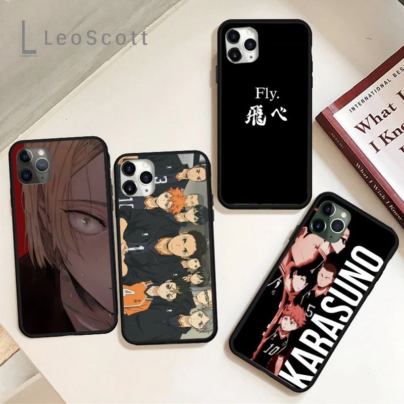 Anime Haikyuu Fly Phone Case  Cover  Fundas for iPhone 11 12 pro XS MAX 8 7 6 6S Plus X 5S SE 2020 XR iphone 7 case