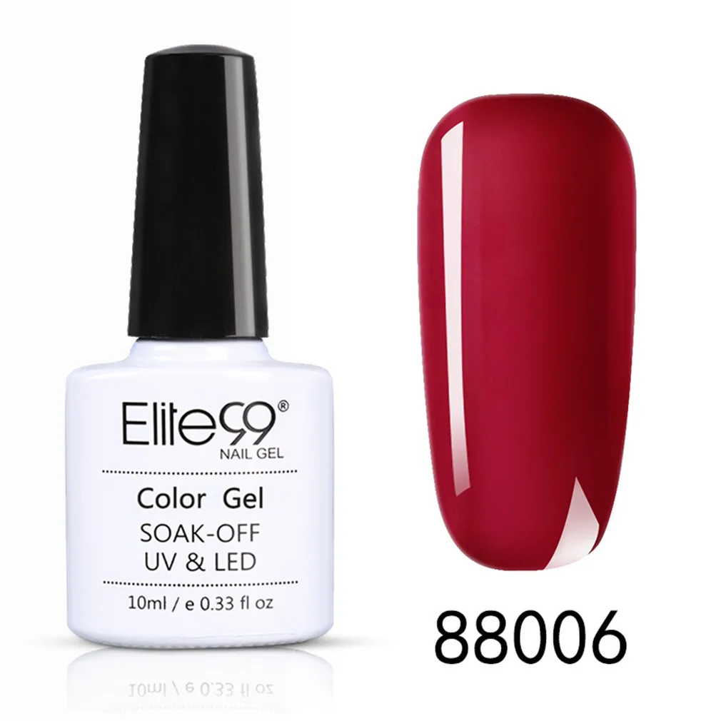 Elite99, 10 мл, сменный Гель-лак для ногтей, мраморный ореольный эффект, Гель-лак для ногтей, впитывающий верх, Базовое покрытие, грунтовка для ногтей, лак - Цвет: 88006