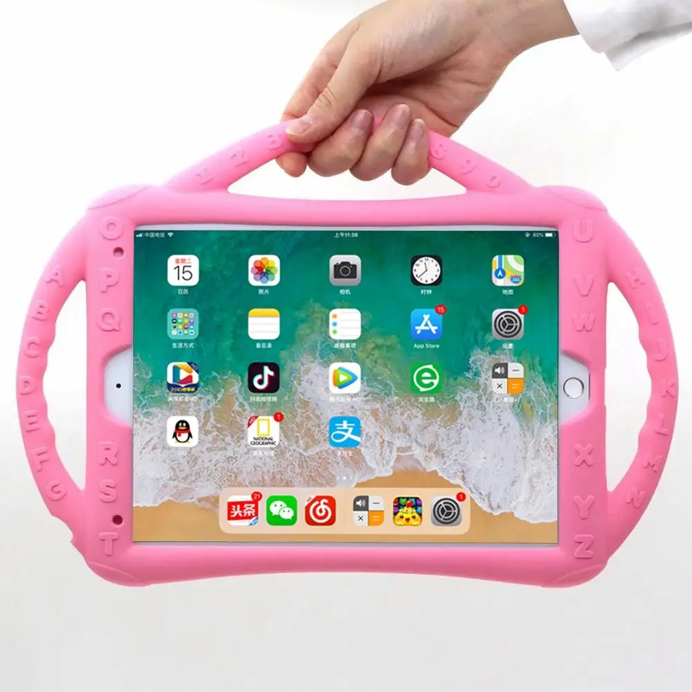 Для iPad Air 3/Air /Air(3-е поколение)/Pro 10,5 /Pro 10,5 чехол 10," Детский противоударный силиконовый чехол-подставка для планшета