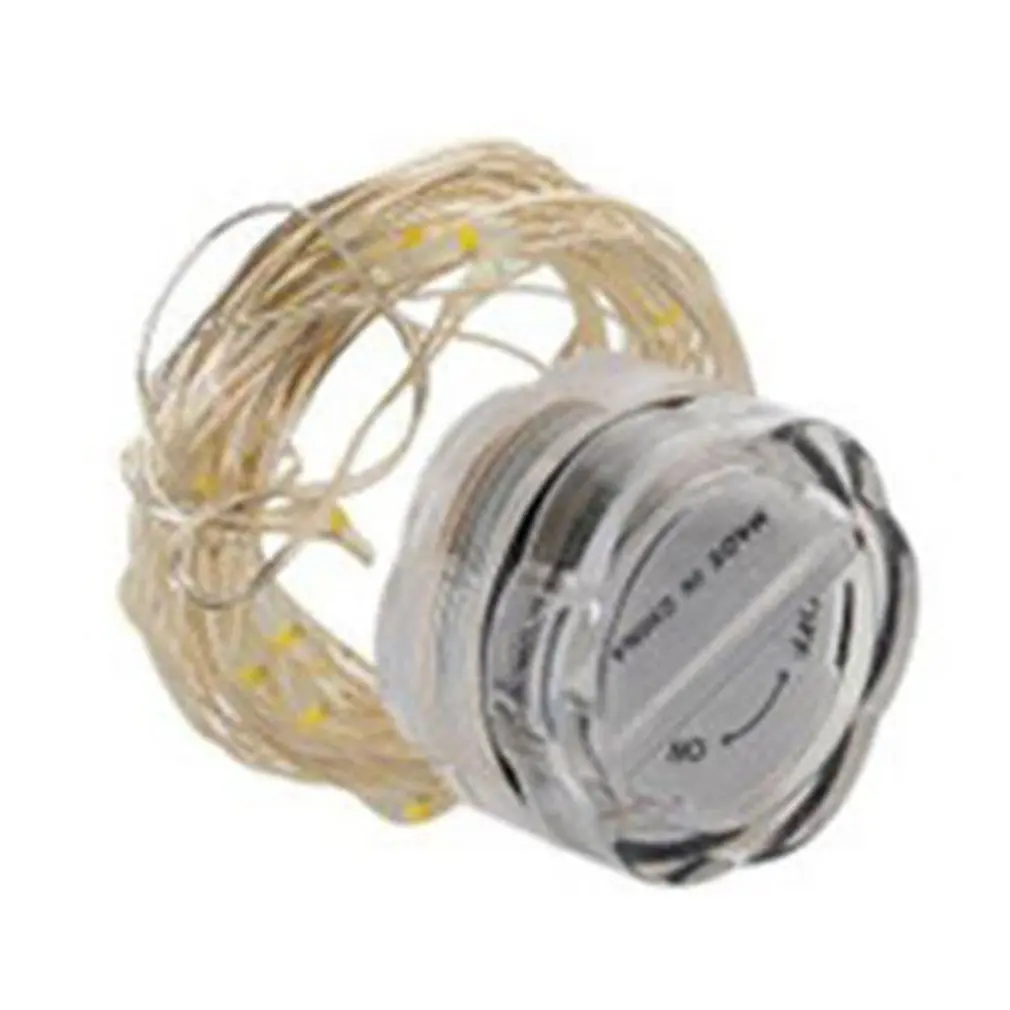 

2M 20 LED 2032 Plum Battery Box Waterproof Holiday Atmosphere Decoration Copper Wire String Led Light String