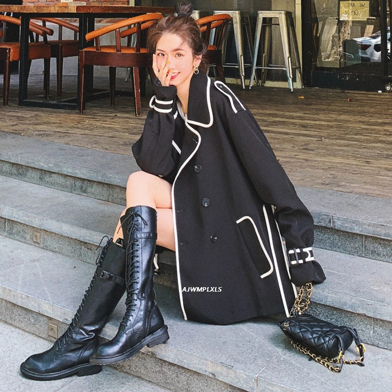 2020 Spring Autumn New fashion Ladies Black