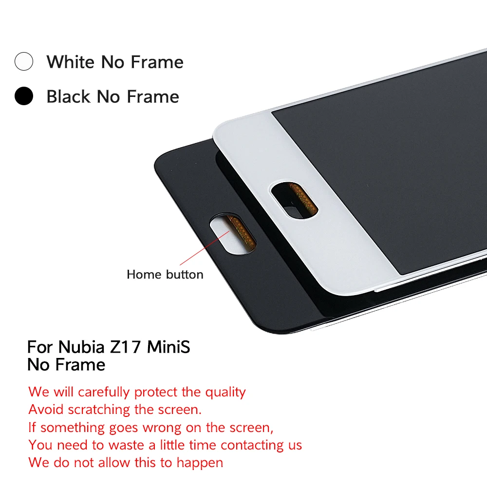 5 2 дюймов для ZTE Nubia Z17 mini S NX589J NX589H ЖК дисплей с сенсорным экраном дигитайзер miniS