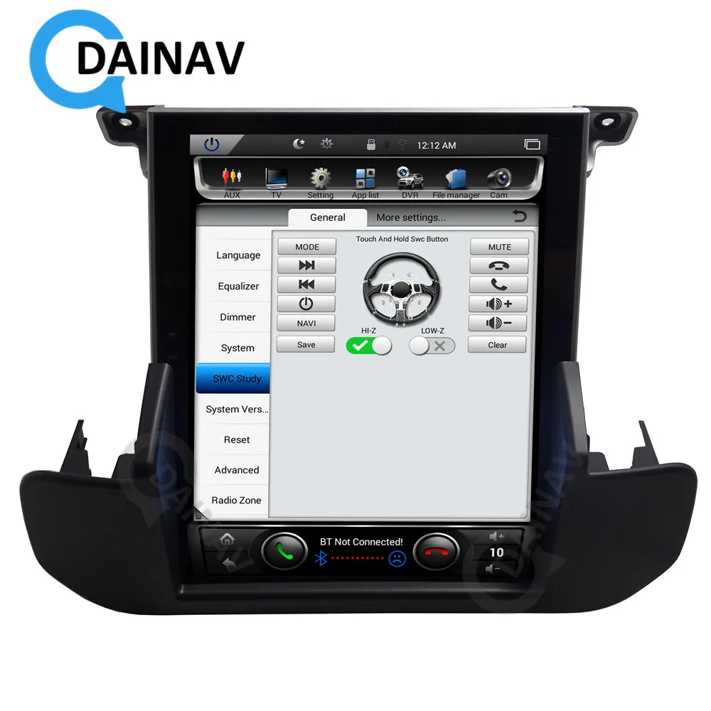 Автомагнитола на платформе Android с вертикальным экраном GPS навигацией для Land Rover