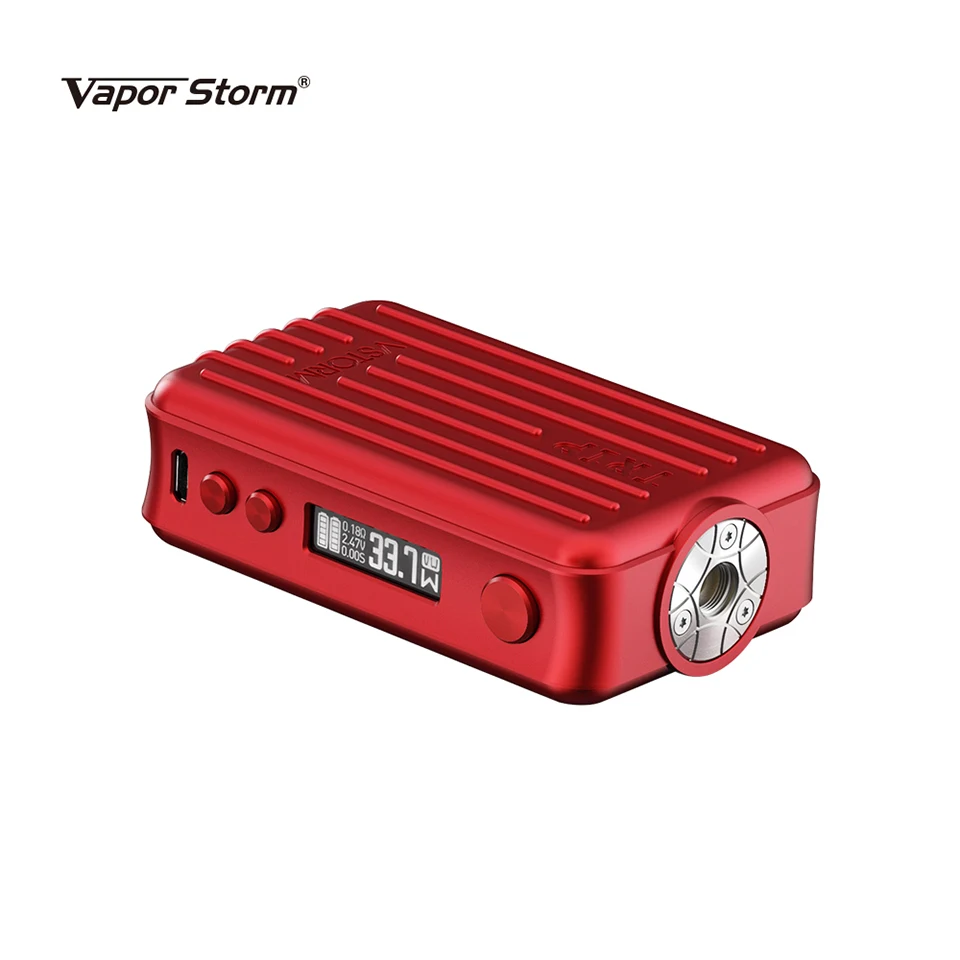 Vapor Storm Trip TC Box Mod Kit 200 Вт Высокая мощность мод мощность от 18650 батареи и 0,91 дюймовый экран против Drag 2/GEN Mod