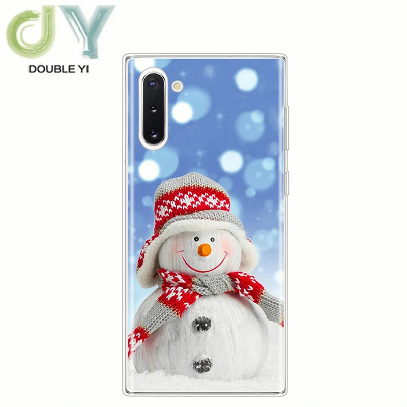 Рождественский Чехол для мобильного телефона samsung s10plus с рисунком из мультфильма note10pro прозрачный j6plus Мягкий защитный чехол для мобильного телефона