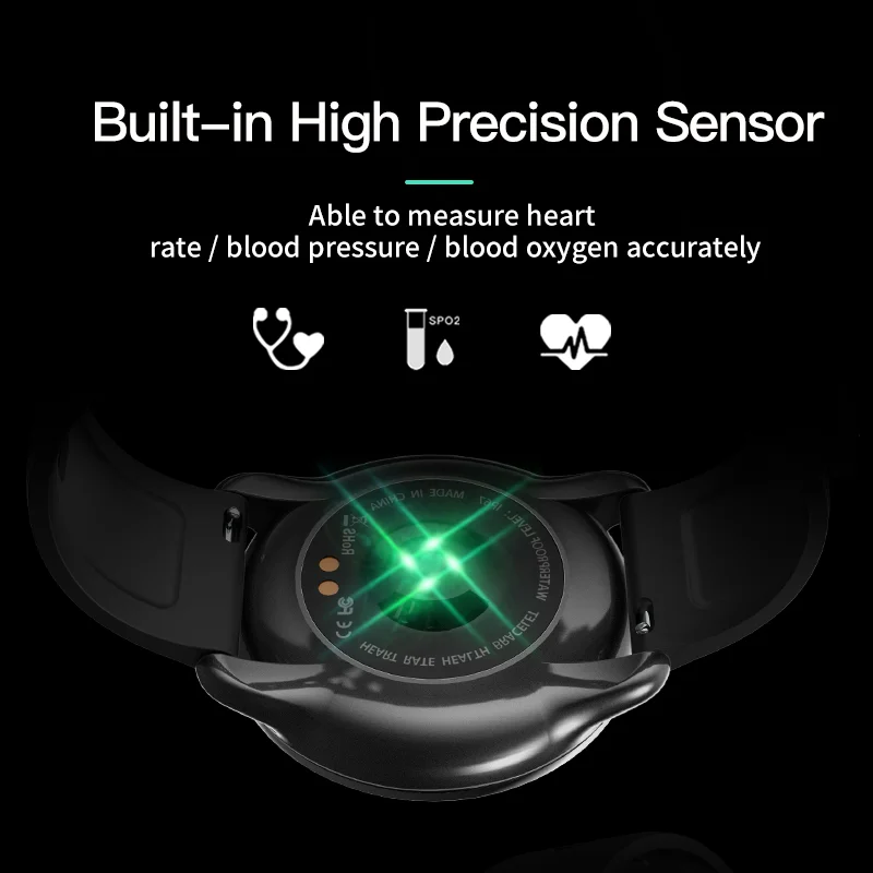 KSUN KSR709 Men Sport Pedometer Smart Watch IP68 Waterproof Fitness Tracker Heart Rate Monitor Women Clock Smartwatch