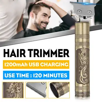 

Professional Hair Trimmer Comb for men Rechargeable Electric Hair Clipper Cutter Barber Oil Head Carving Women Split End Gift