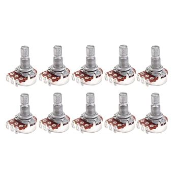 

SEWS-10Pcs Guitar Bass Volume Tone Control Pots Potentiometer Switch A20K